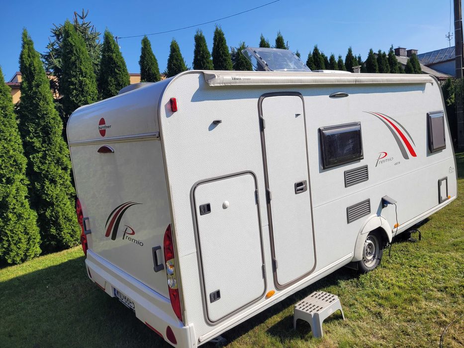 Przyczepa kempingowa Burstner PREMIO 485TK 6 osobowa DMC 1200