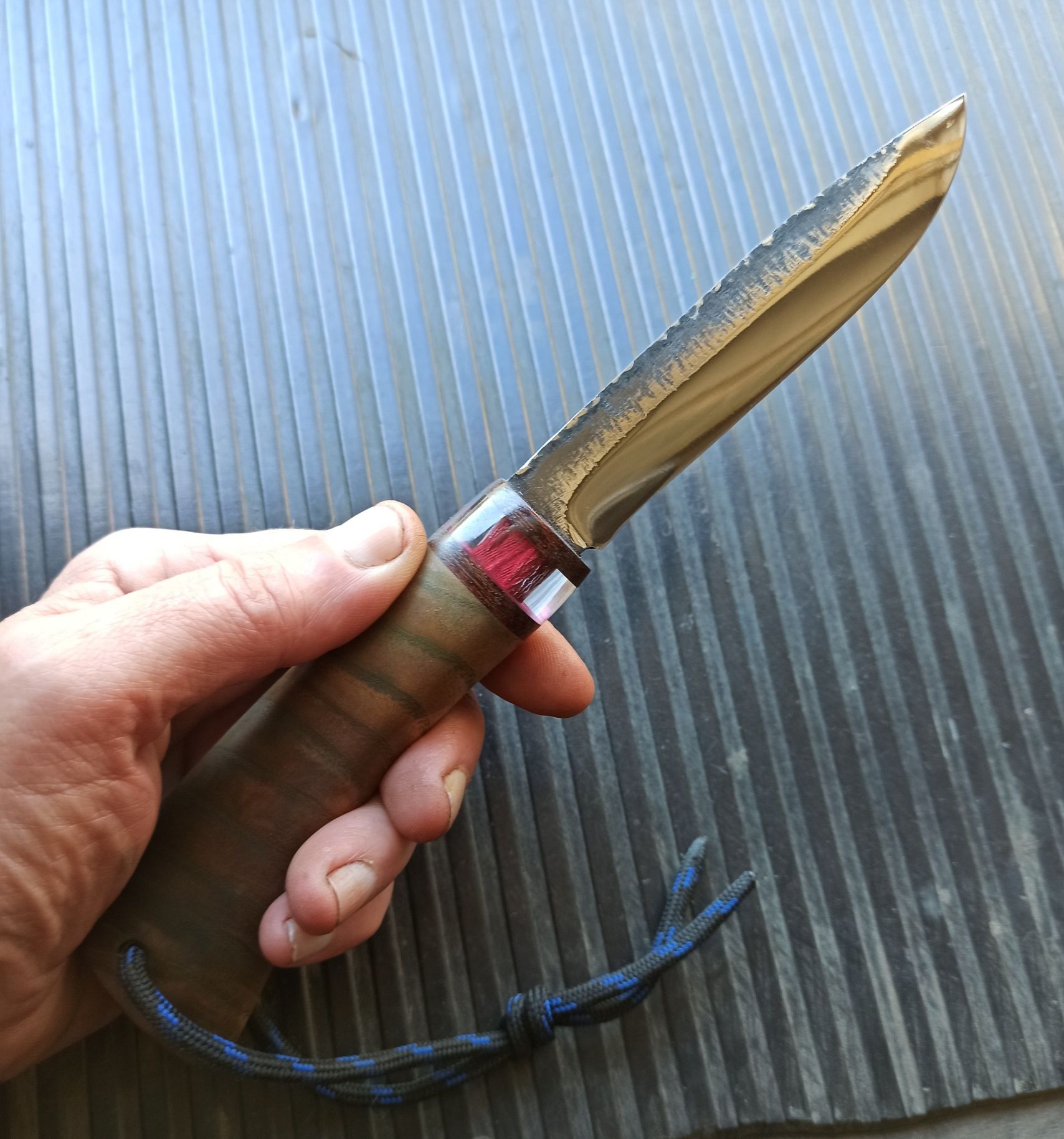 Финка ,нож ручной работы, Х 12 МФ.