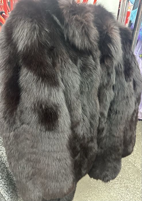 Futro lis ciemna czekolada