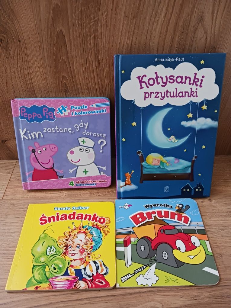 Książki dla dzieci zestaw 4 sztuki