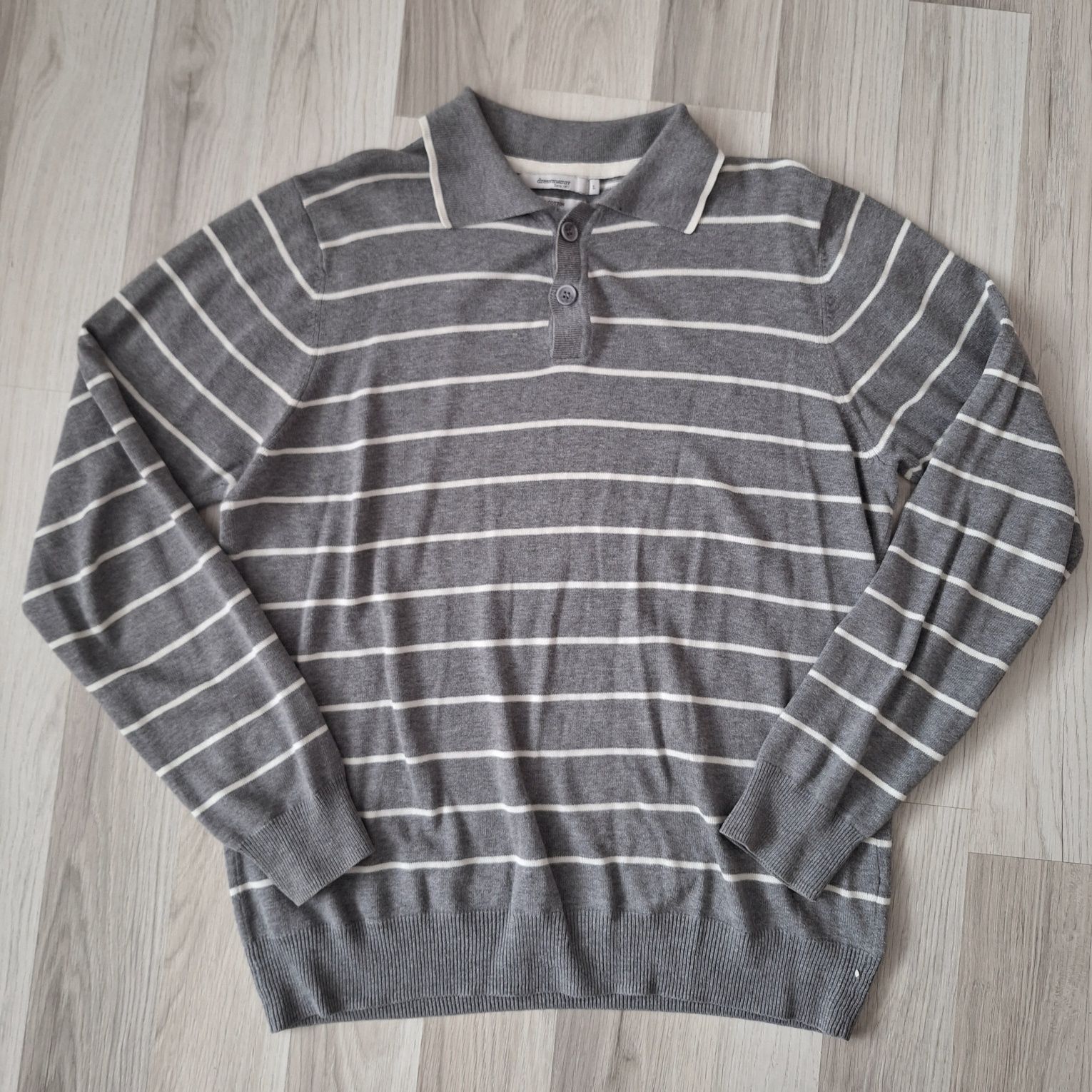 Bluza sweter z kołnierzykiem vintage