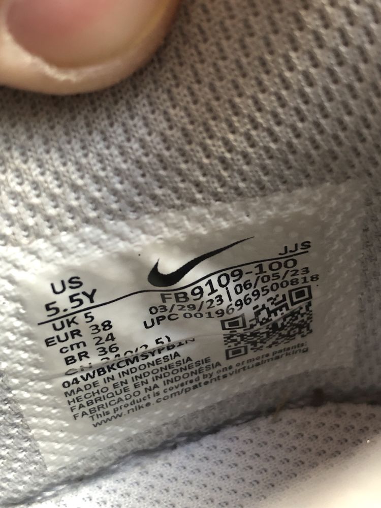 NIKE (38) 24см Dunk Low Melon Tint женские кроссовки кеды оригинал кож