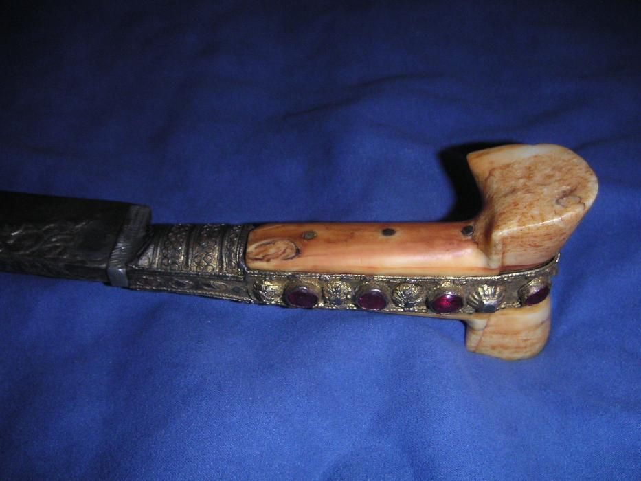 Miecz, szabla jatagan turecki/perski XVII w broń Tugra