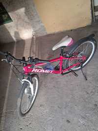 Rower 24 Romet - różowy