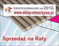 Raty Poliwęglan komorowy zadaszenie, dach taras pergola 4, 8, 10, 16