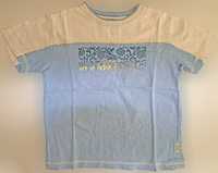 T-Shirt de Criança Unissexo, Azul e Creme, como Nova