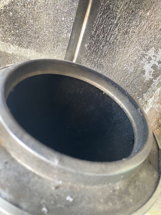 Chaminé inox com chapéu