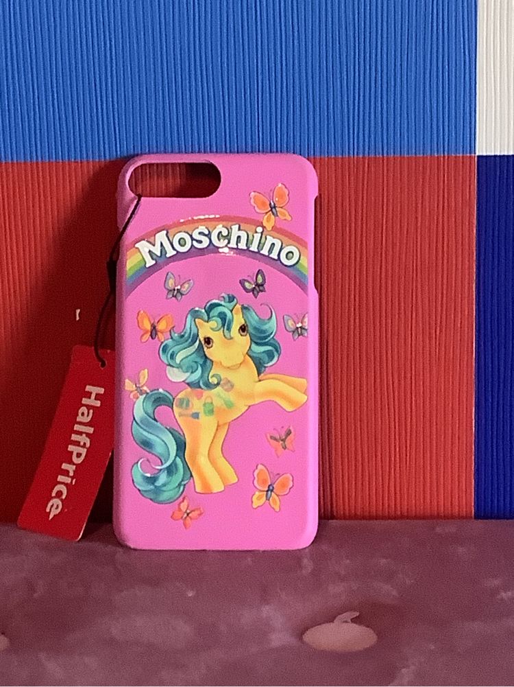 Iphone 7 Plus etui, nowe, oryginalne Moschino My Little Pony Pink