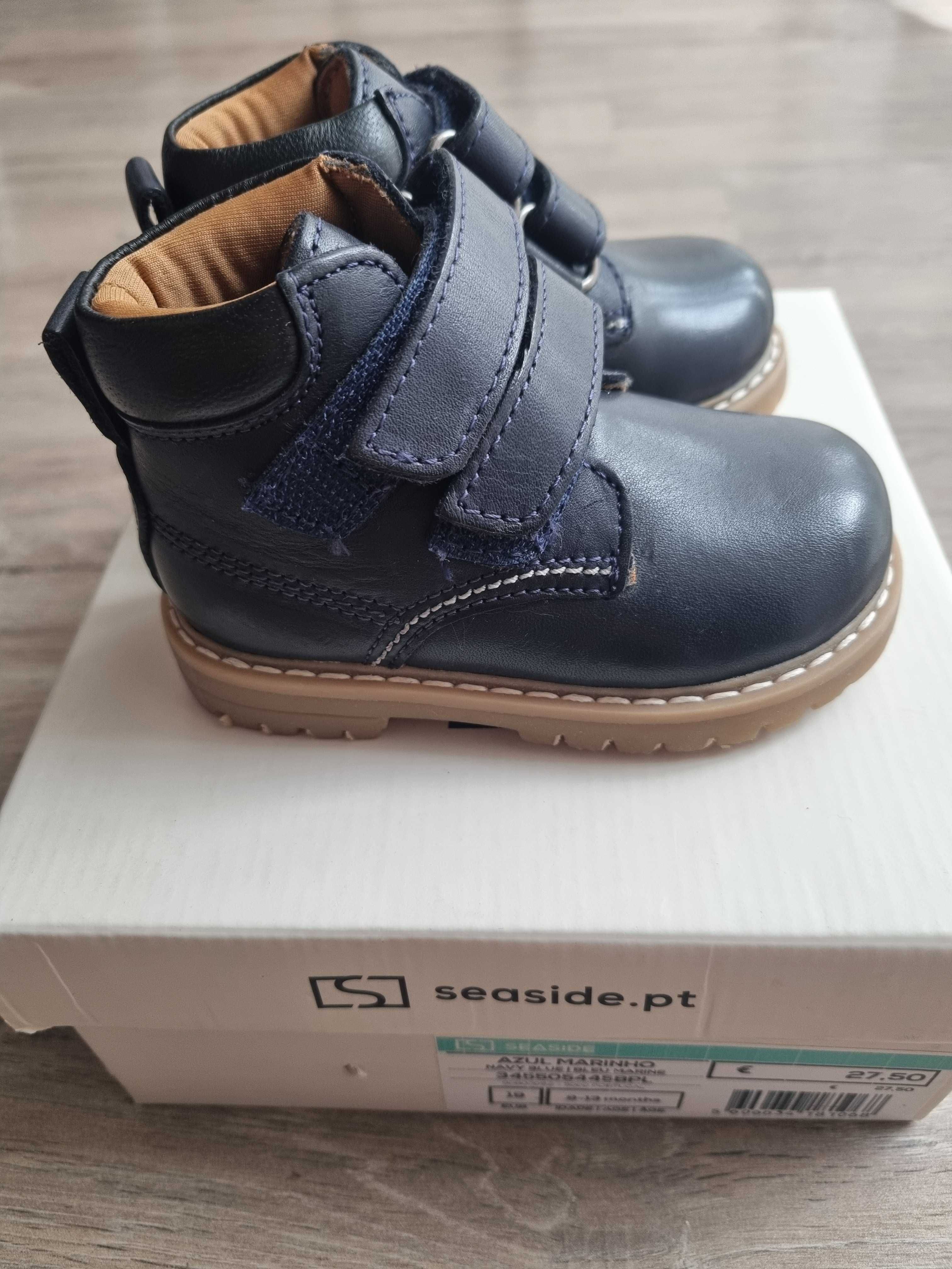 Botas bebe t19, pele 100%