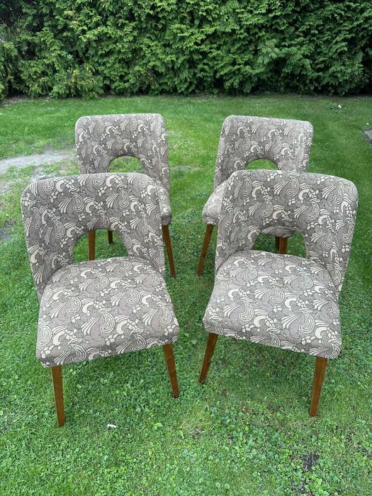 Krzesło Fotel PRL muszelka fotele krzesła 10szt.