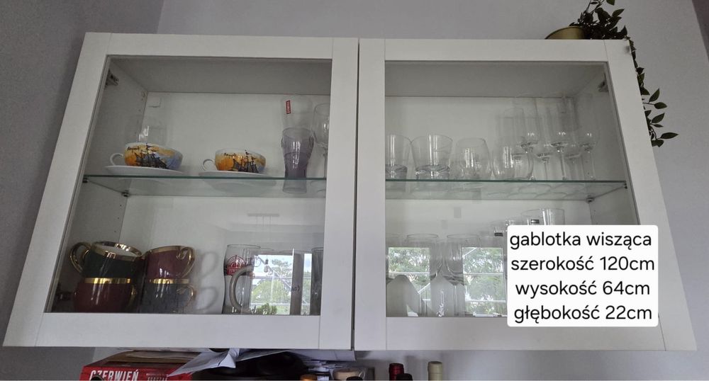 Meble do salonu Ikea/ Besta Białe