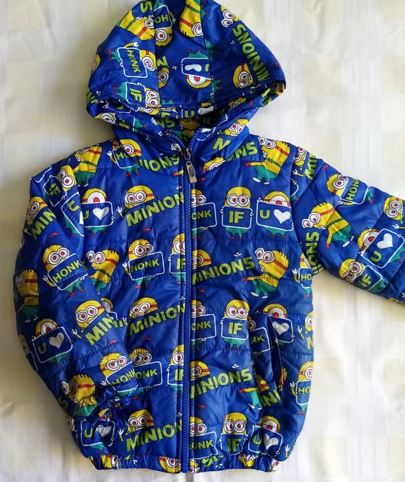 Деми куртка "Миньоны" 2-3 года