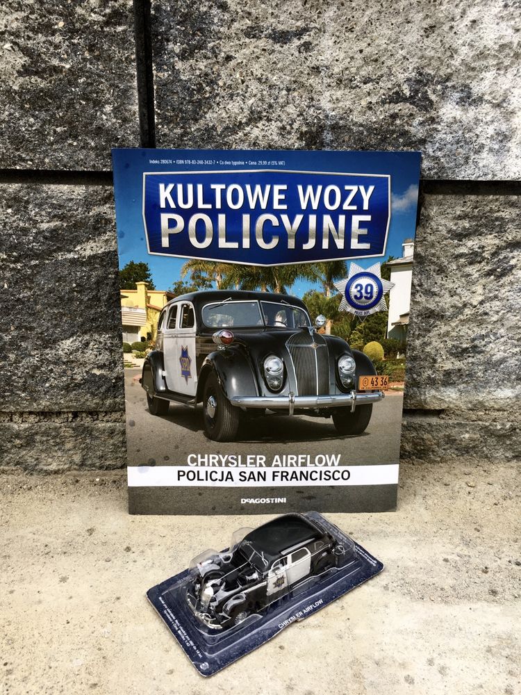 Czasopismo - CHRYSLER AIRFLOW-model,auta,wozy policyjne,kolekcja
