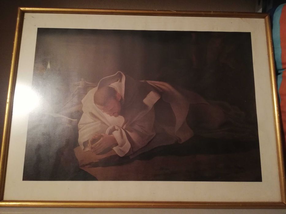 Vendo quadro antigo figuras catolicas