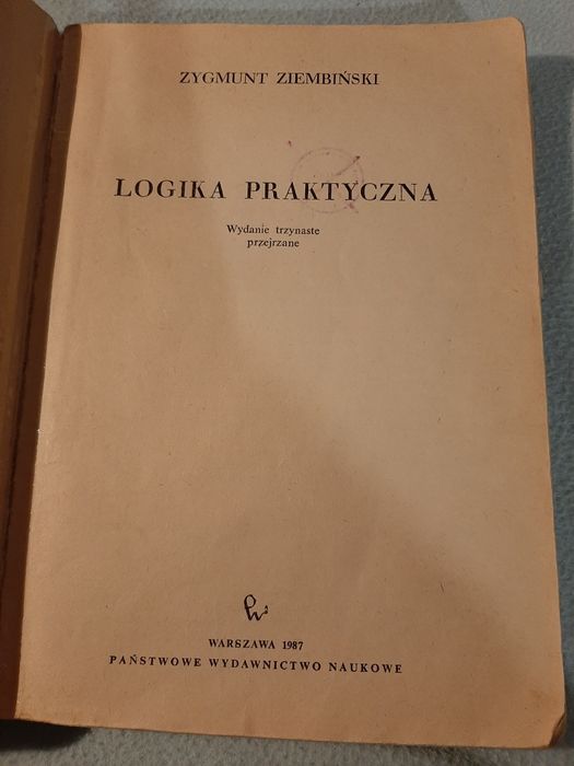 Logika praktyczna. Ziembiński
