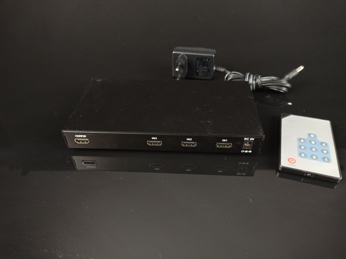 Przełącznik sygnału HD Cypress CLUX-31N 3x1 HDMI Switcher