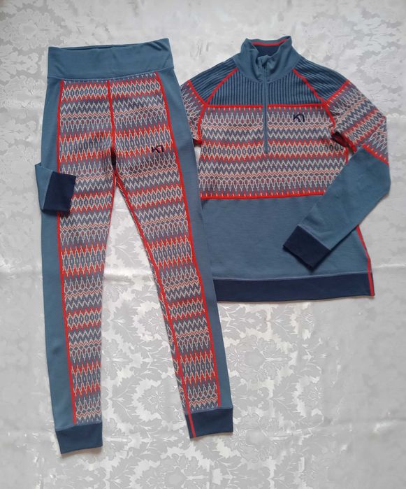 100% шерсть мериноса Kari Traa термобелье шерстяное Норвегия