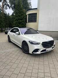 Limuzyna do ślubu. NOWY Mercedes S-KLASA AMG LONG 2022! Auto do ślubu