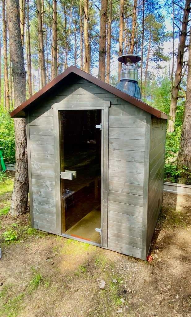 Sauna Sucha - Fińska - Ogrodowa - Zewnętrzna - 2 osobowa