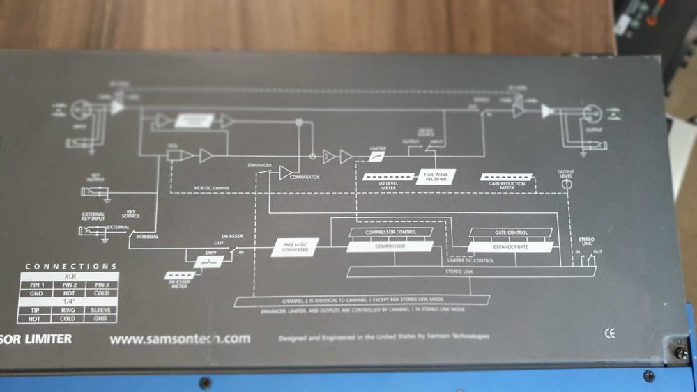Samson S-Com+ Стерео компрессор - лимитер