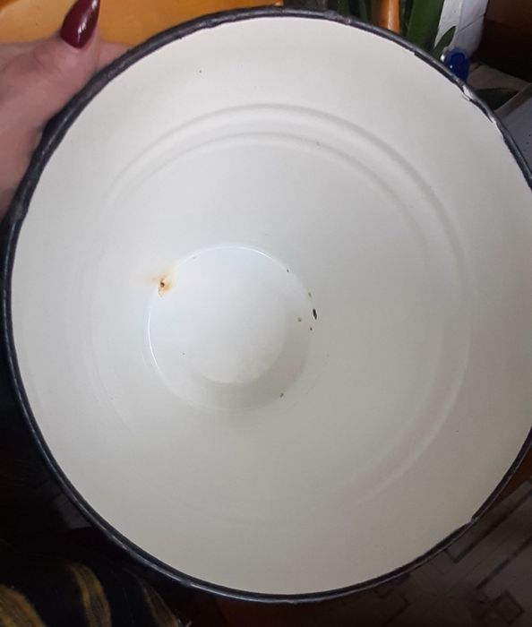 Ведро эмалированное с ручкой