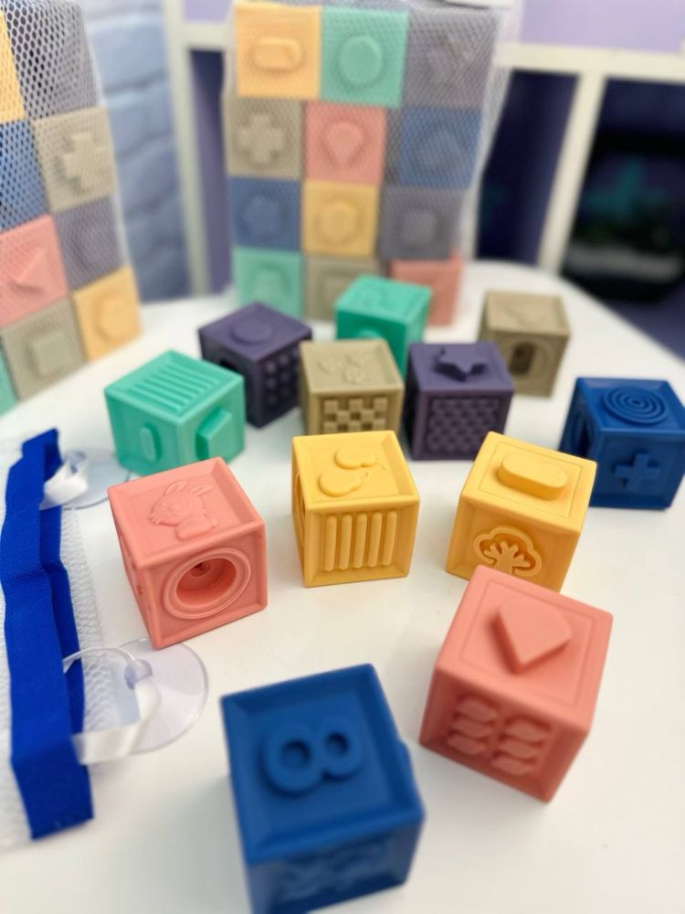 Сенсорні Кубики для Малюків, розвиваюча іграшка, товари від виробника