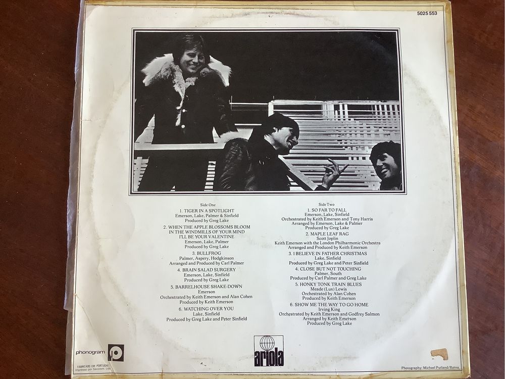 Vinil Emerson Lake & Palmer