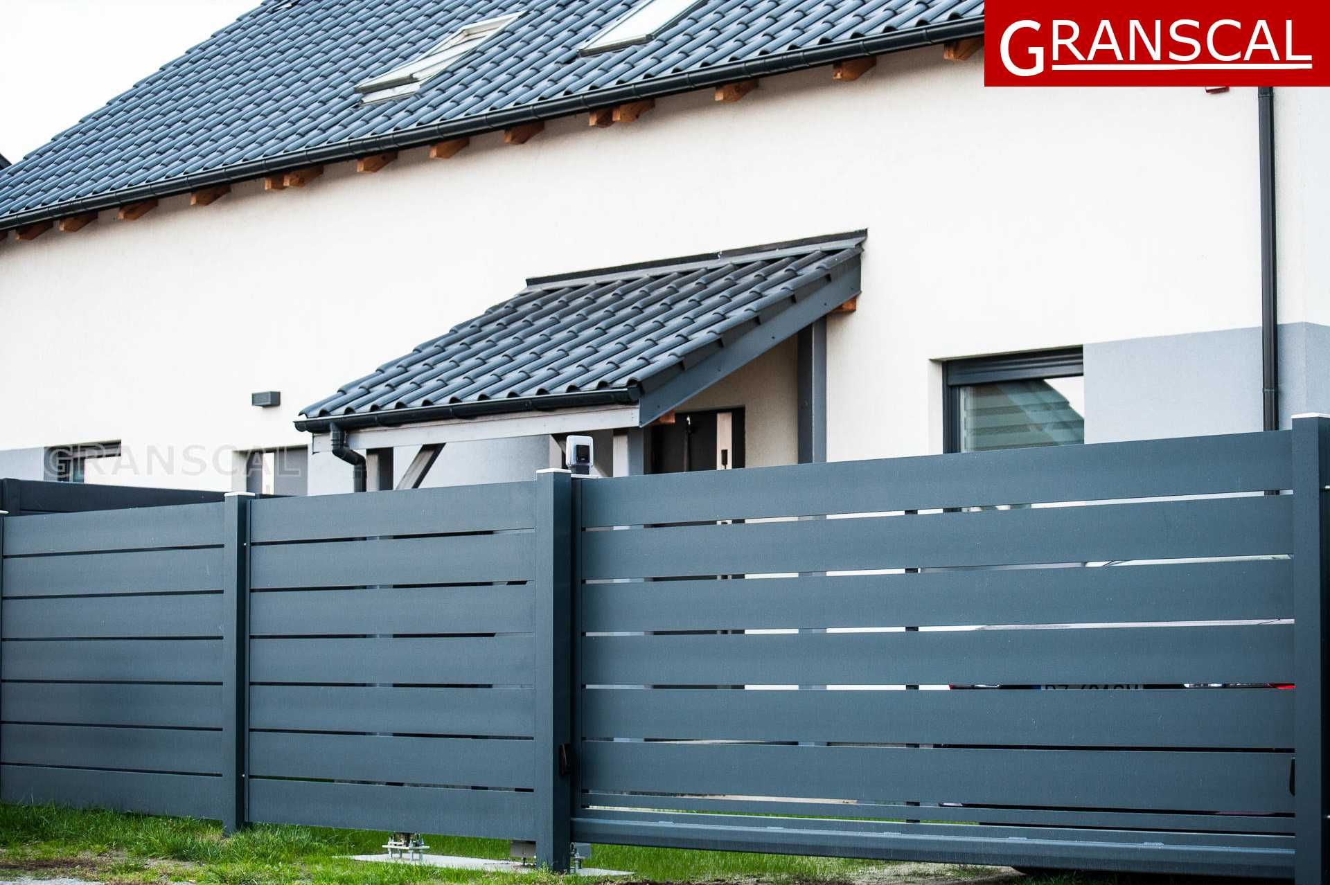 Ogrodzenie metalowe nowoczesne aluminiowe płot furtka brama Poznań