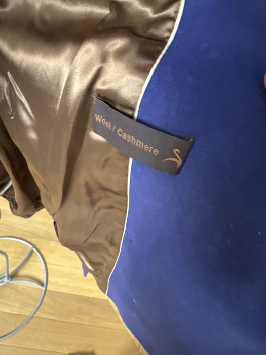 Elegancki płaszcz wełniany Selection – wełna i kaszmir