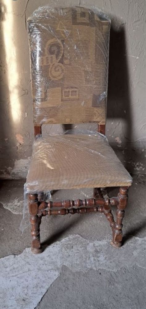 krzesło z oparciem vintage x4