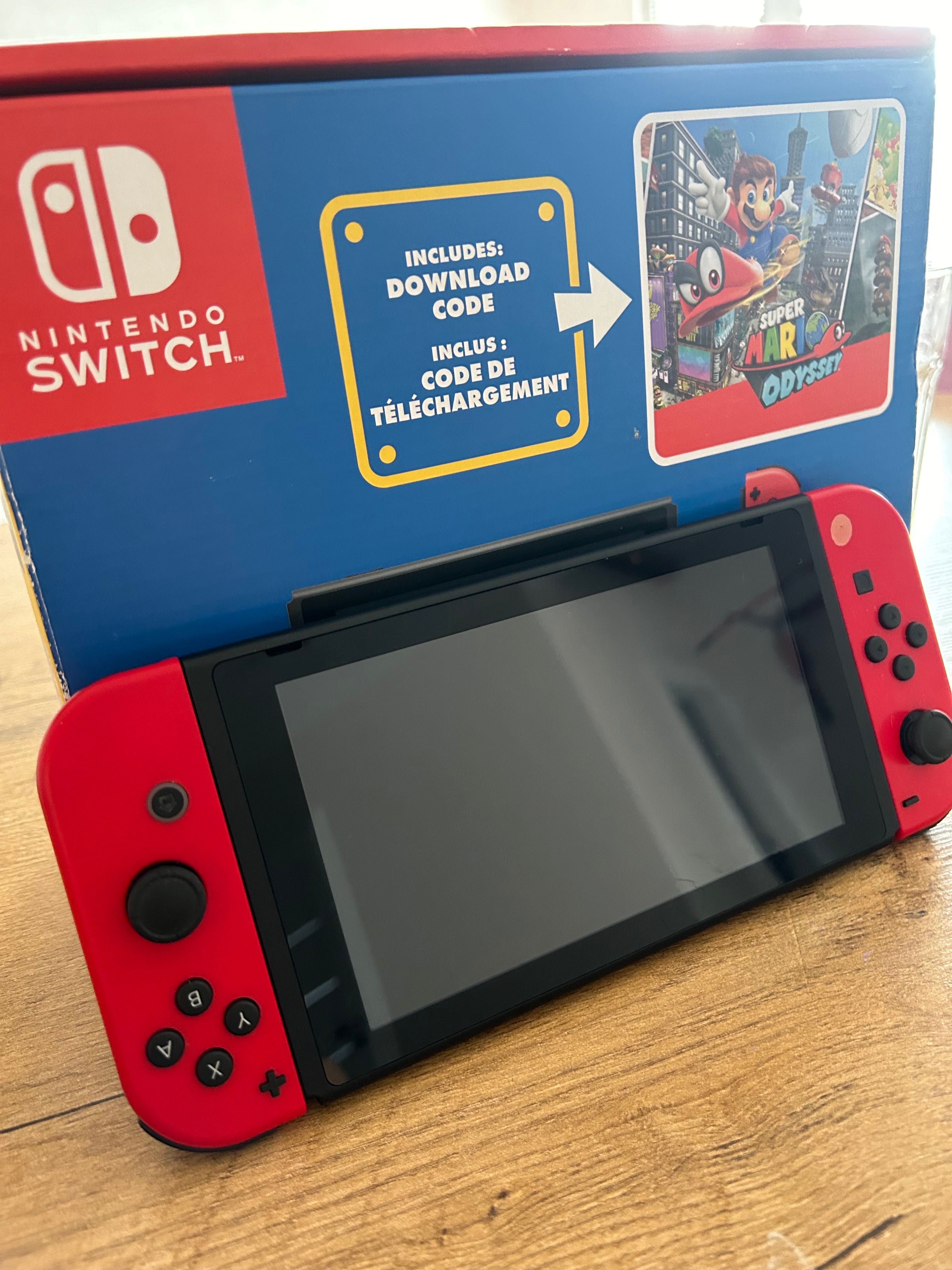 Nintendo switch z grą Mario