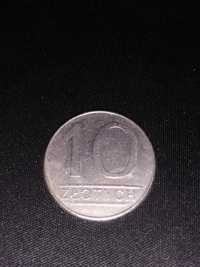 Moneta 10 złotych z PRL 1988r.