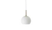 Szklana lampa wisząca Ball - śr. 25cm