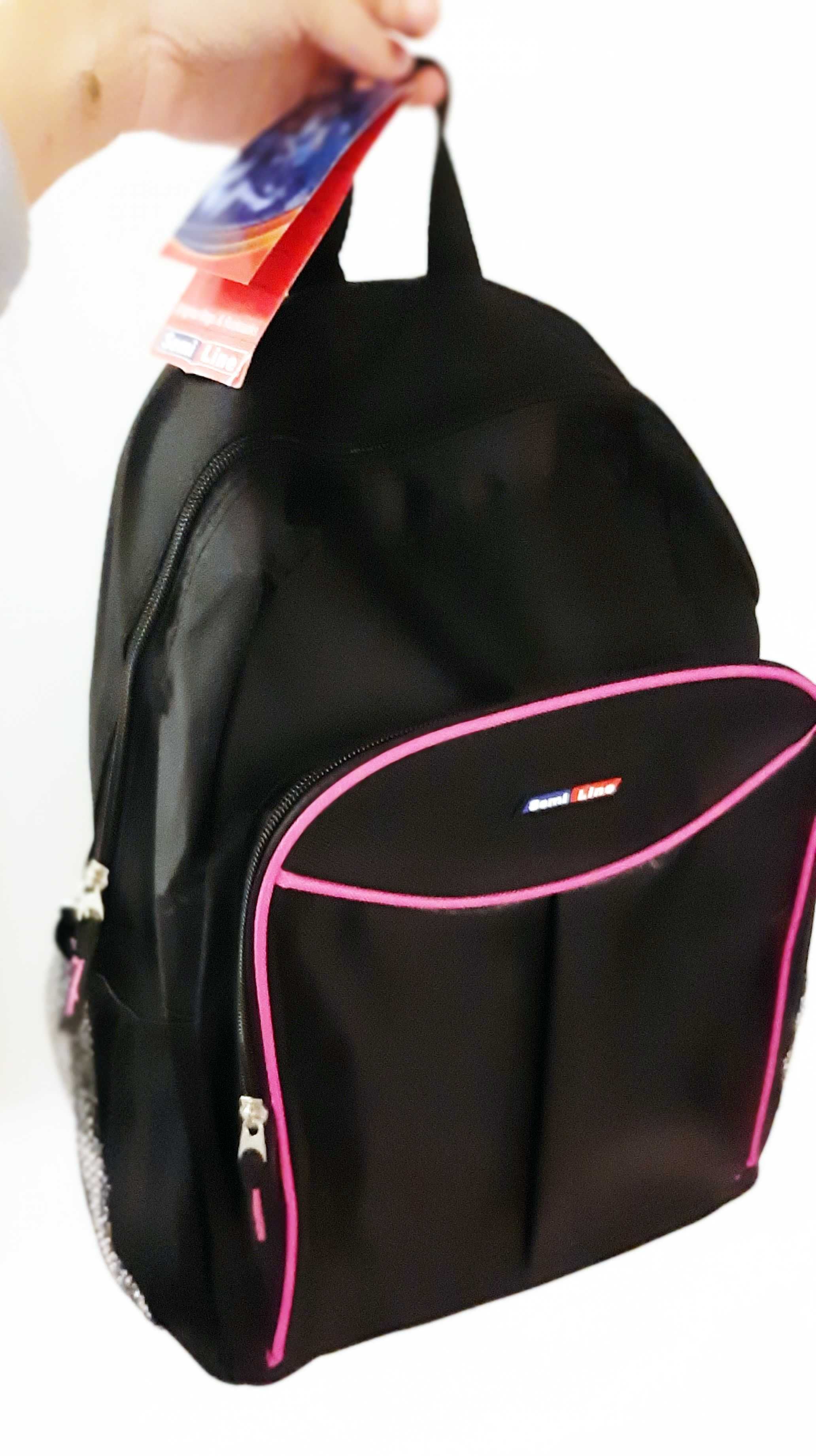 nowy czarny plecak Semi Line