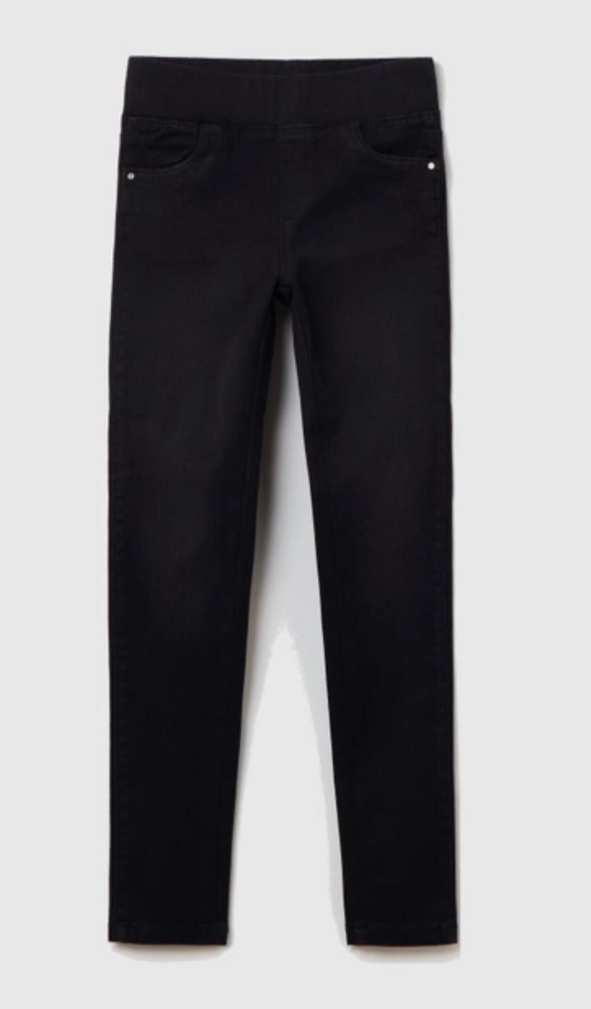Чорні джегінси для школи/чорні джинси OVS, 146-152