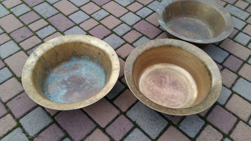 Ретро миска латунна, таз латунний.