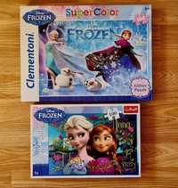 Disney Frozen Kraina Lodu Clementoni Trefl puzzle 100 el 104 el