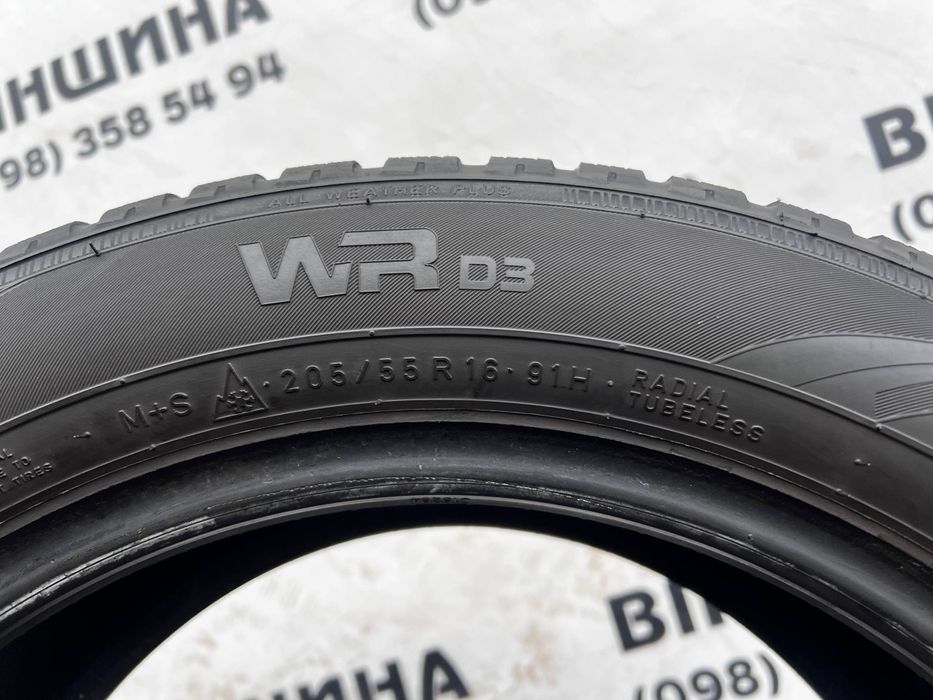 Шини 205/55 R 16 Nokian WR D3. Зима пара. Колеса склад.