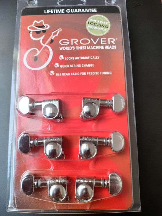 Afinadores Grover 406C Mini Locking Rotomatics