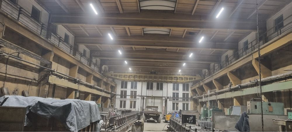 Malowanie Hale Magazyny obiekty trudnodostepne szpachlowanie agregatam