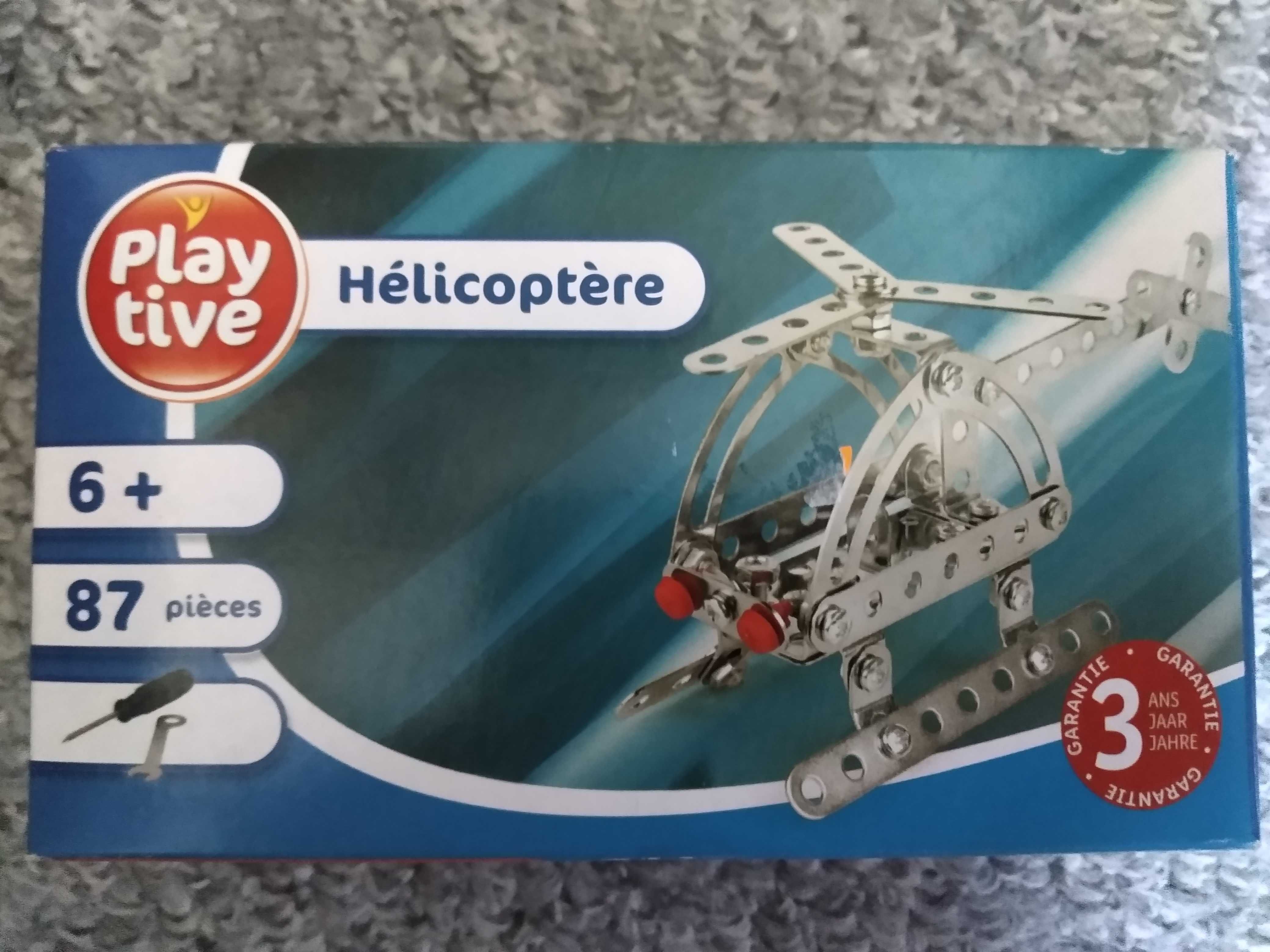 Helikopter, model do skręcania, złożenia 87 elementów!
