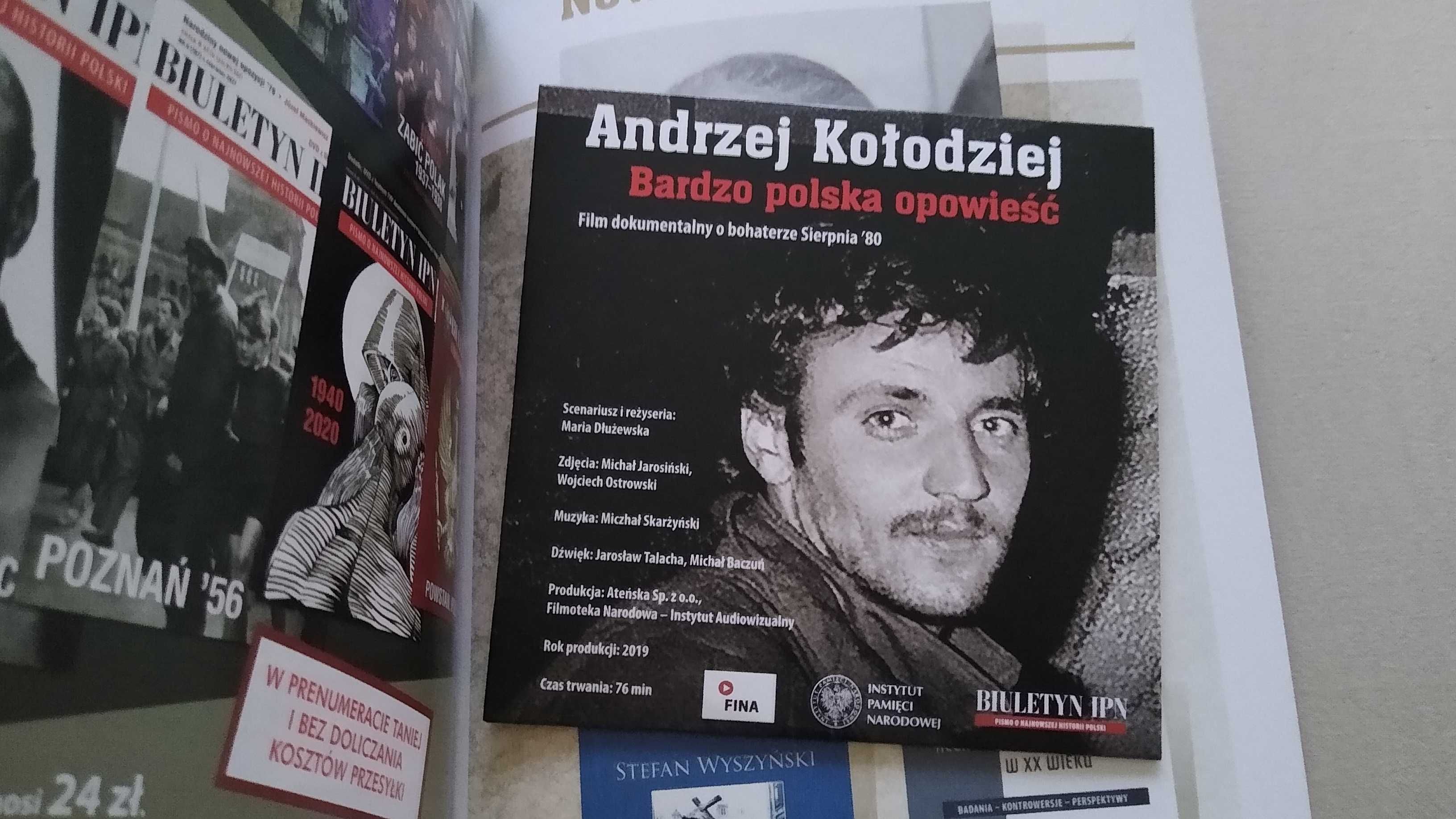 Biuletyn IPN 7-8/2021 Solidarność +DVD Andrzej Kołodziej