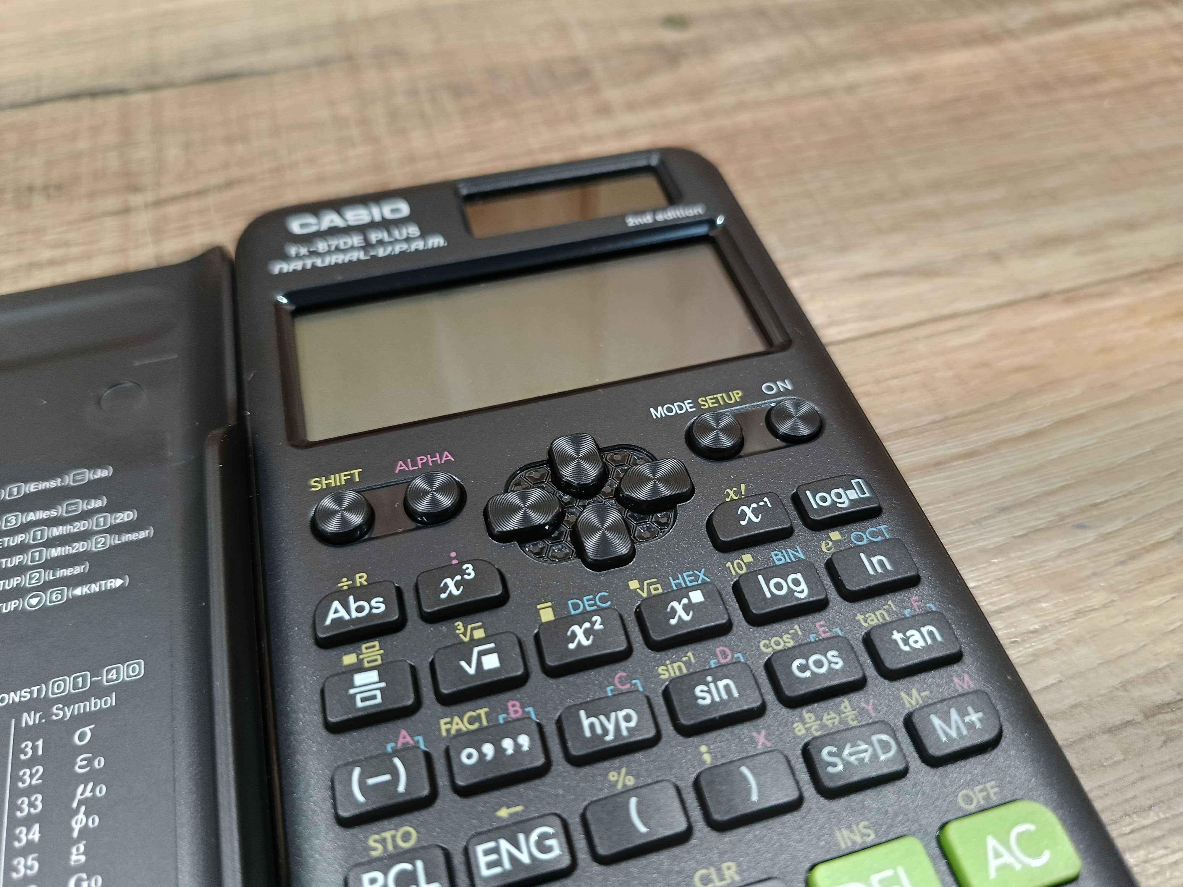 Casio FX-87DEPLUS-2, Kalkulator Naukowy, Biurowy, Czarny, 16x7,7x1cm