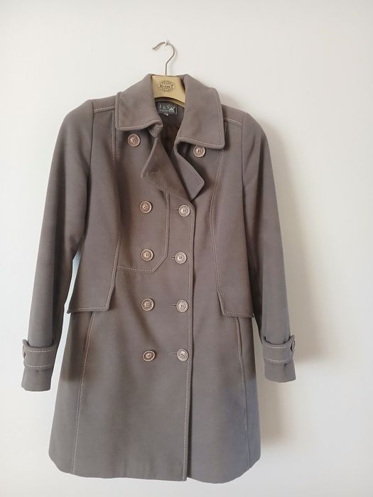 Ciepły gruby płaszcz zimowy