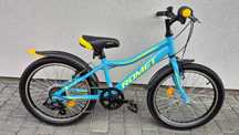 Rower 20 ROMET Mountain Bike - rama ALU  - blotniki - dziecięcy