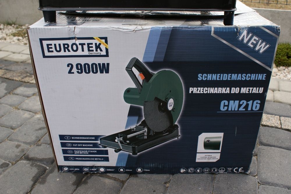 PRZECINARKA do METALU 3500 W ukośnica 355mm Eurotek