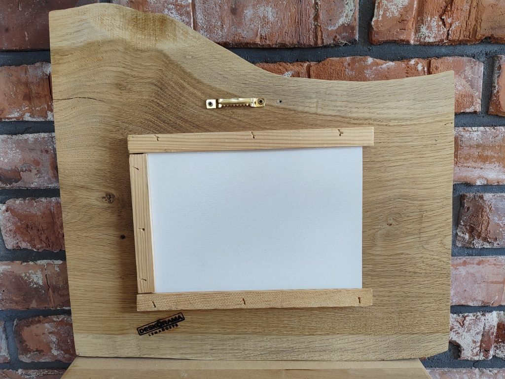 Ramka drewniana na zdjęcie dębowa 15cm/21cm NOWA!