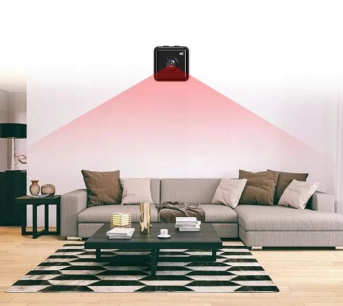 Kamera Szpiegowska Mini Ukryta Wifi 4k Panorama