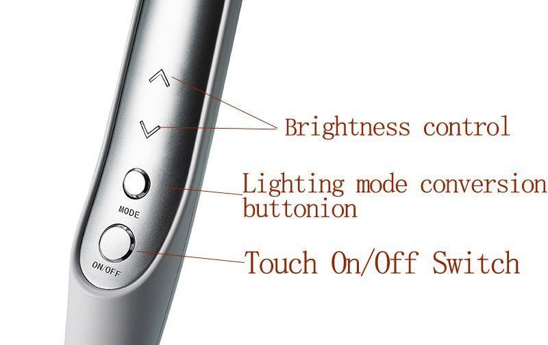 ЛЕД лампа світлодіодна для нарощування вій та манікюру на струбціні