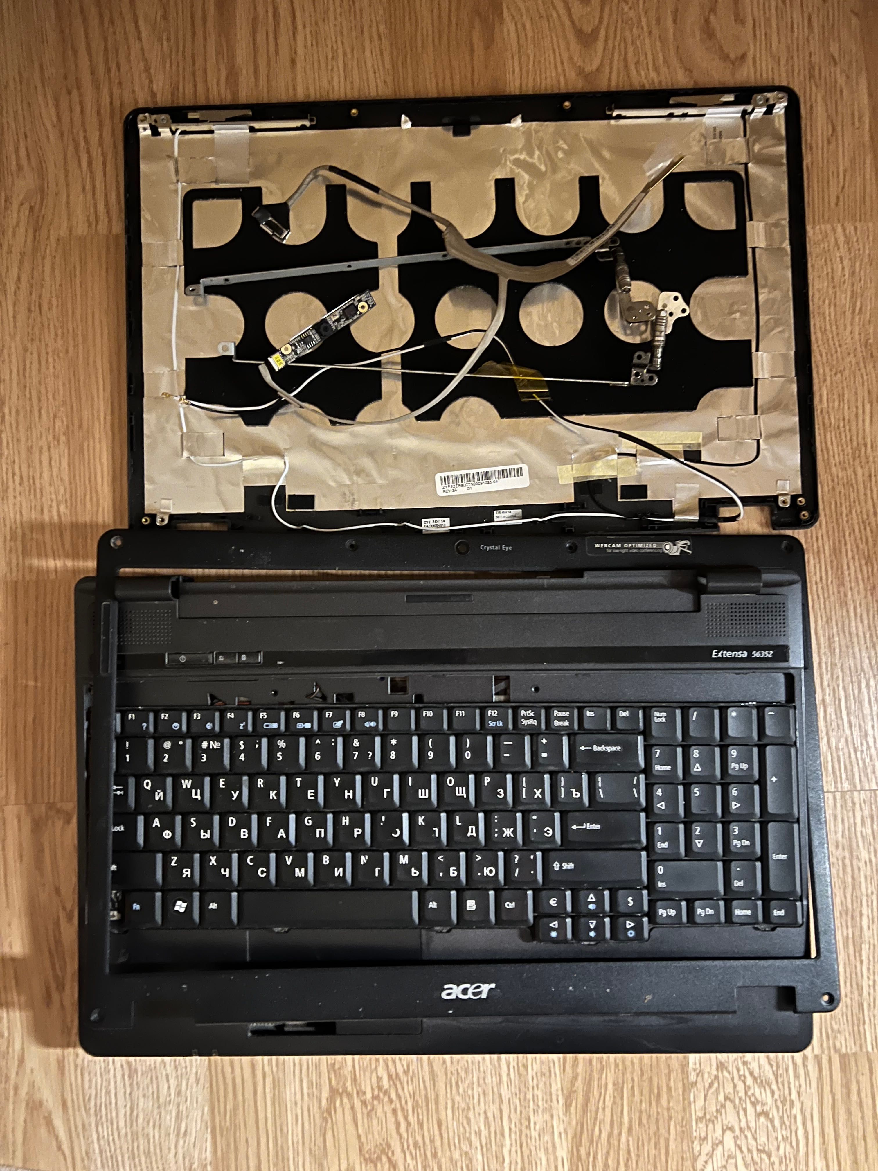 Ноутбук acer emachines e442 e732 5635z 5810t по запчастям